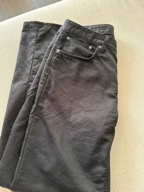 Men’s Quince Comfort Stretch Traveler 5 Pocket Pant in Black 34x34